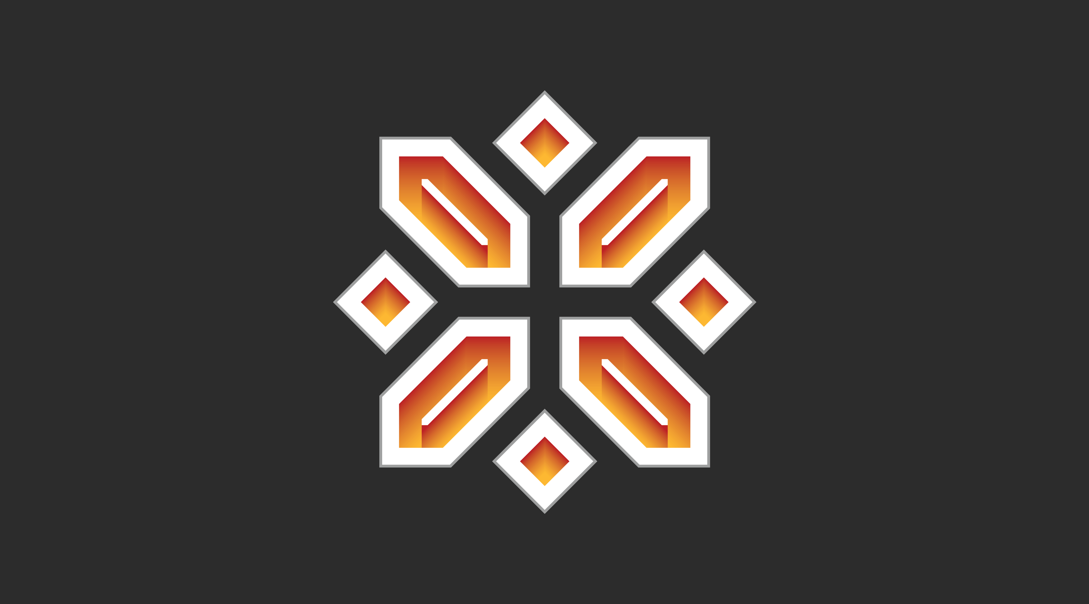 An orange and white esports logo design mark, By Karbon Branding