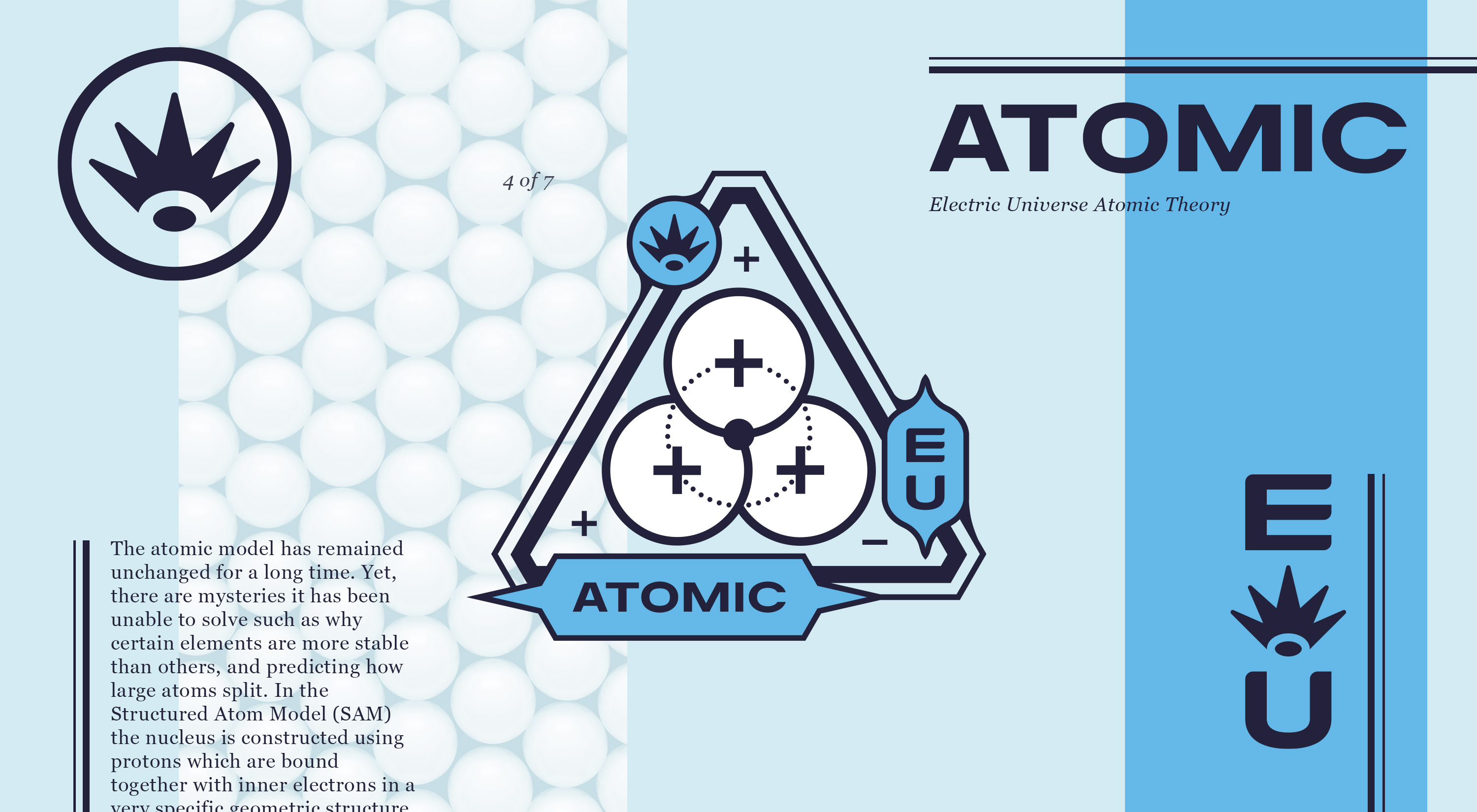 Atomic Science Crest Logo Design