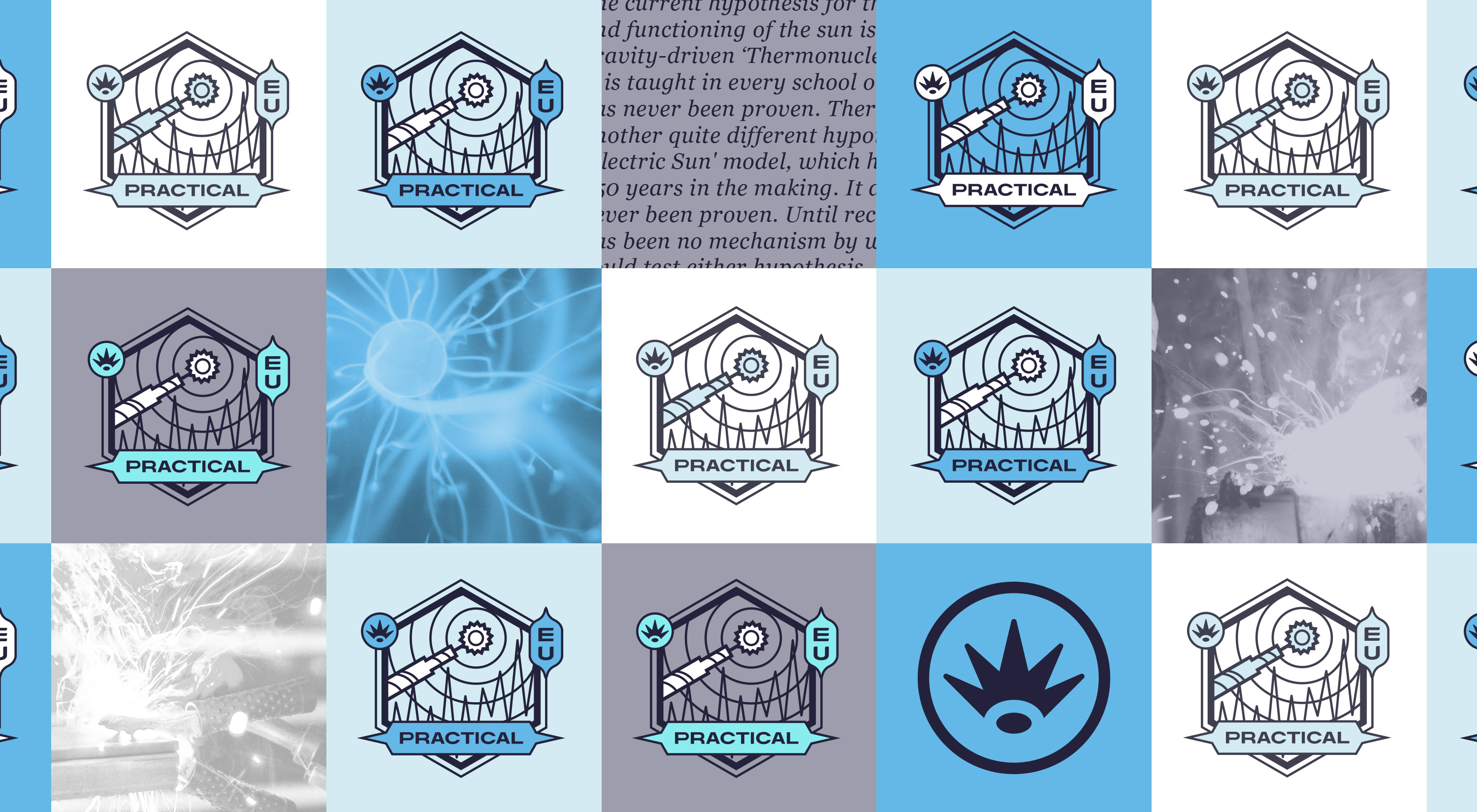 Multiple Practical Science Crest Logo Designs on Different Backgrounds